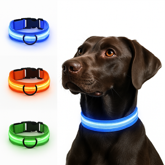 Dog Collar Nylon LED