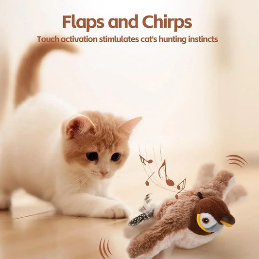 Flying Bird Cat Toy
